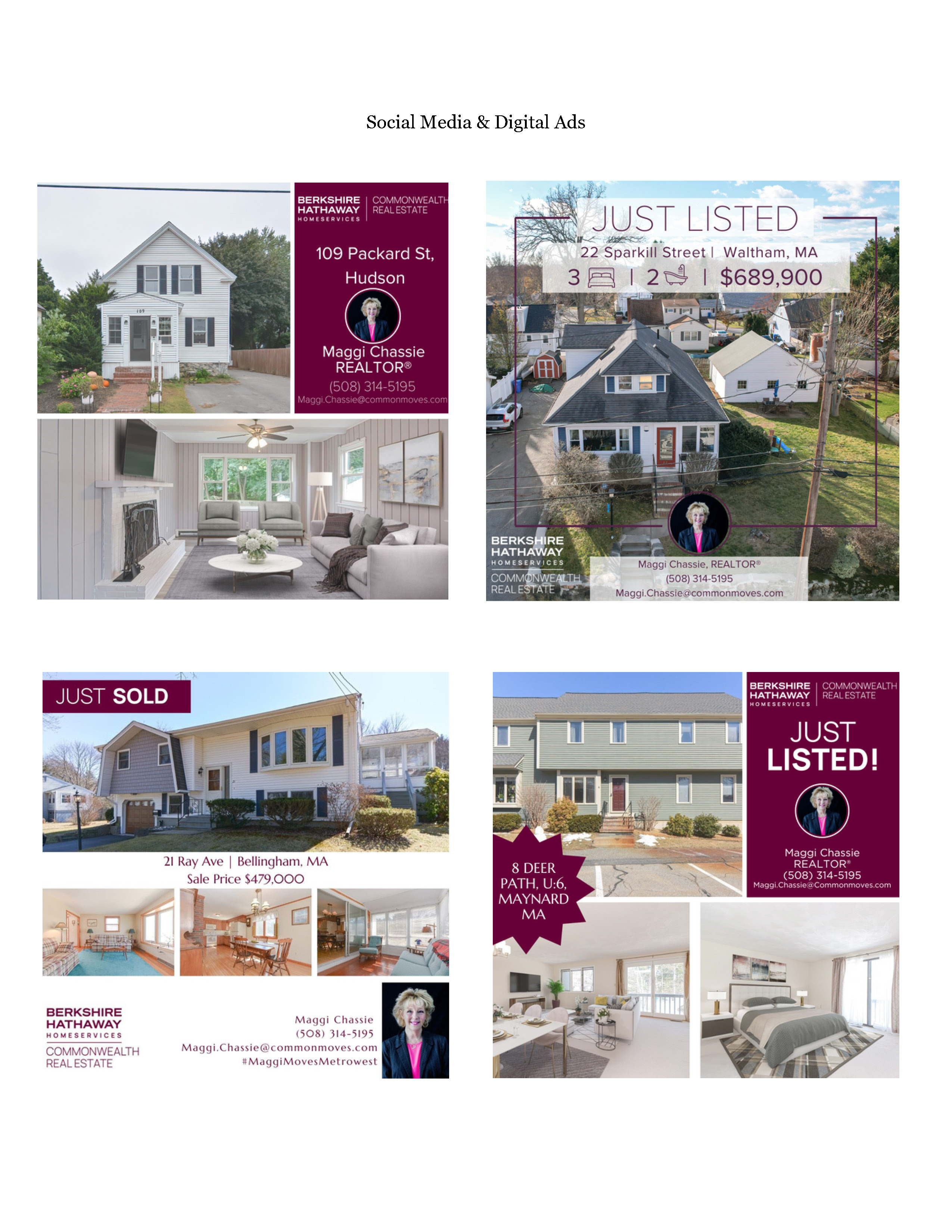 Examples of Maggi's marketing materials